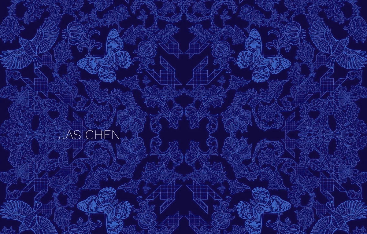 Blue butterflies, birds and botanical textile prints.